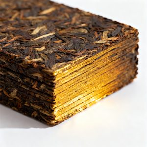 Golden Dragon Jade Pearl Tea Brick (Puer) 480g (16.9 oz) - High Mountain Chinese Slimming Health Tea